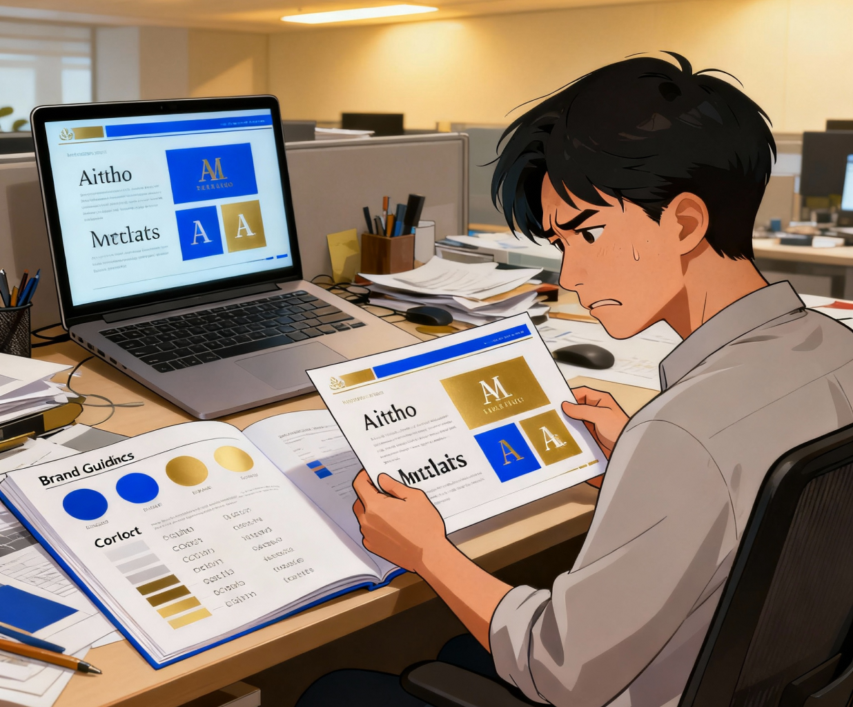 Много времени уходит на поддержание копроративного стиля в презентациях